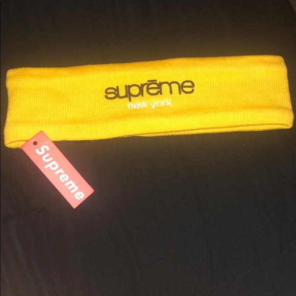 yellow supreme headband